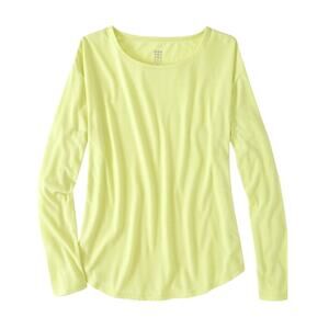 Title Nine ‘Notton’ Long Sleeve Top in Yellow/Lime Green Size Small